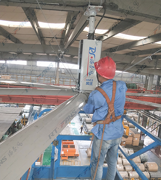 瑞泰風工業(yè)大型風扇案例圖