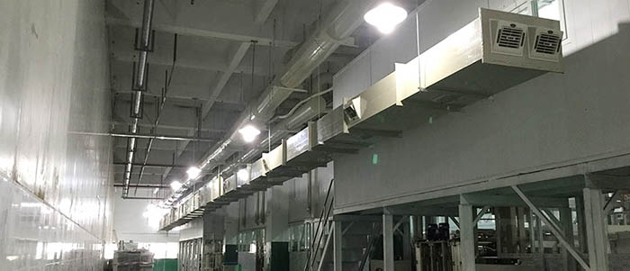 精密五金電子廠廣東長(zhǎng)盈環(huán)?？照{(diào)安裝案例