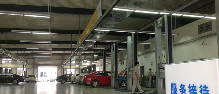 汽車車間環(huán)?？照{(diào)番禺4S店維保車間案例