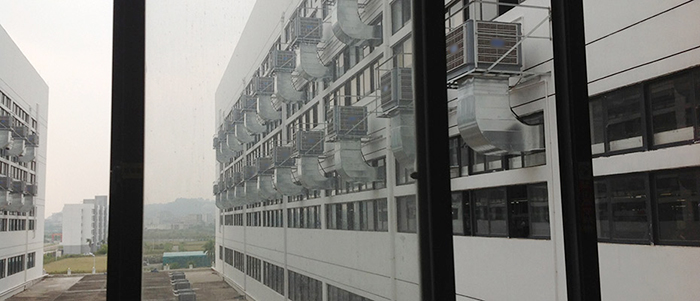 小家電廠東保集團(tuán)環(huán)?？照{(diào)安裝案例