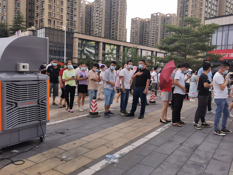 戶外活動場所通風降溫解決方案
